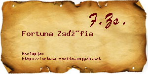 Fortuna Zsófia névjegykártya
